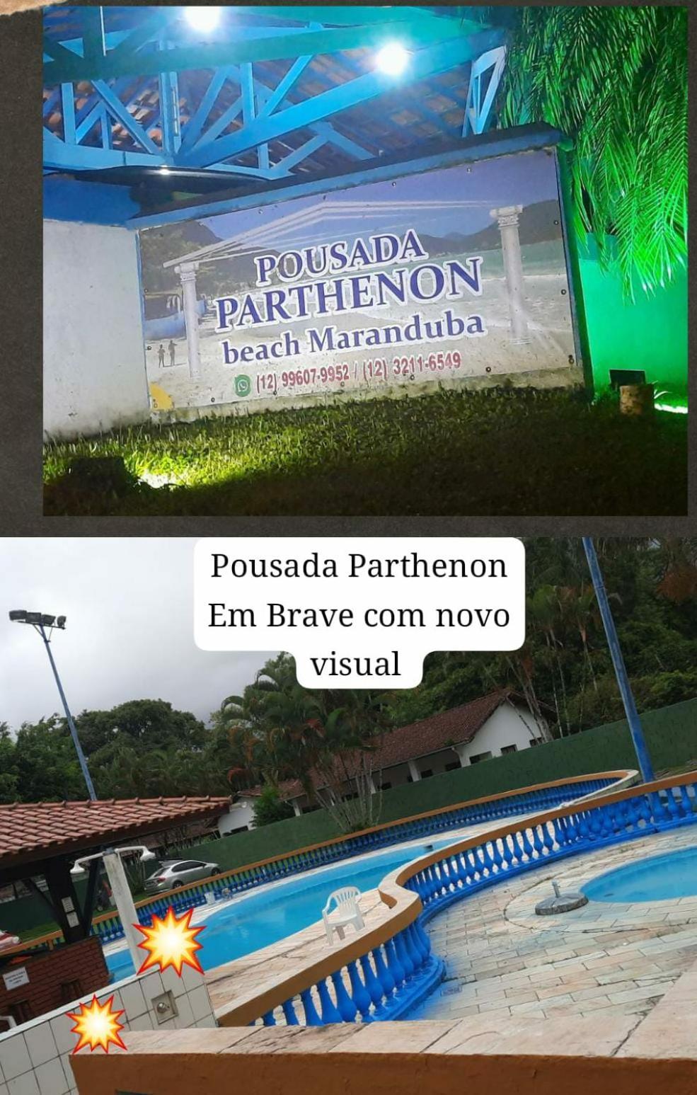 Pousada Parthenon Maranduba Ubatuba Kültér fotó